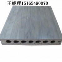户外木塑圆孔地板140*25新型生态木 地板装修材料  户外地板 工程地板  户外 塑木地板